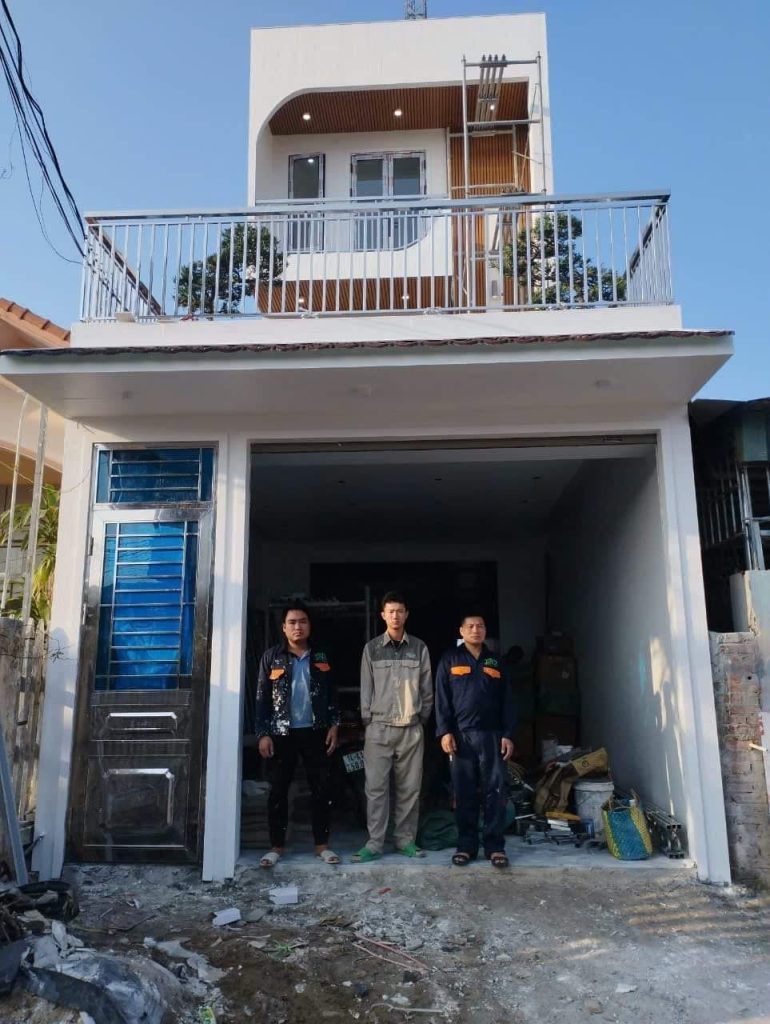 Steel Frame House in Vietnam
